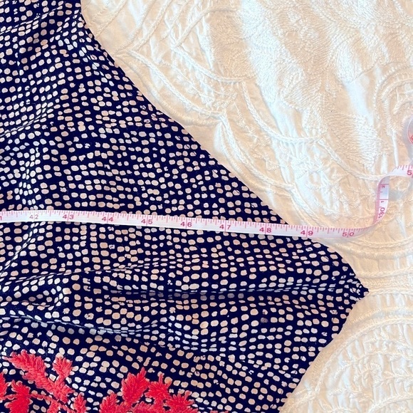 Anthropologie Vanessa Virginia Isolde Embroidered Dress Sleeveless Black Size L - Picture 10 of 12